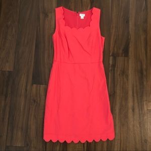 J. Crew Salmon Sheath Dress Size 2